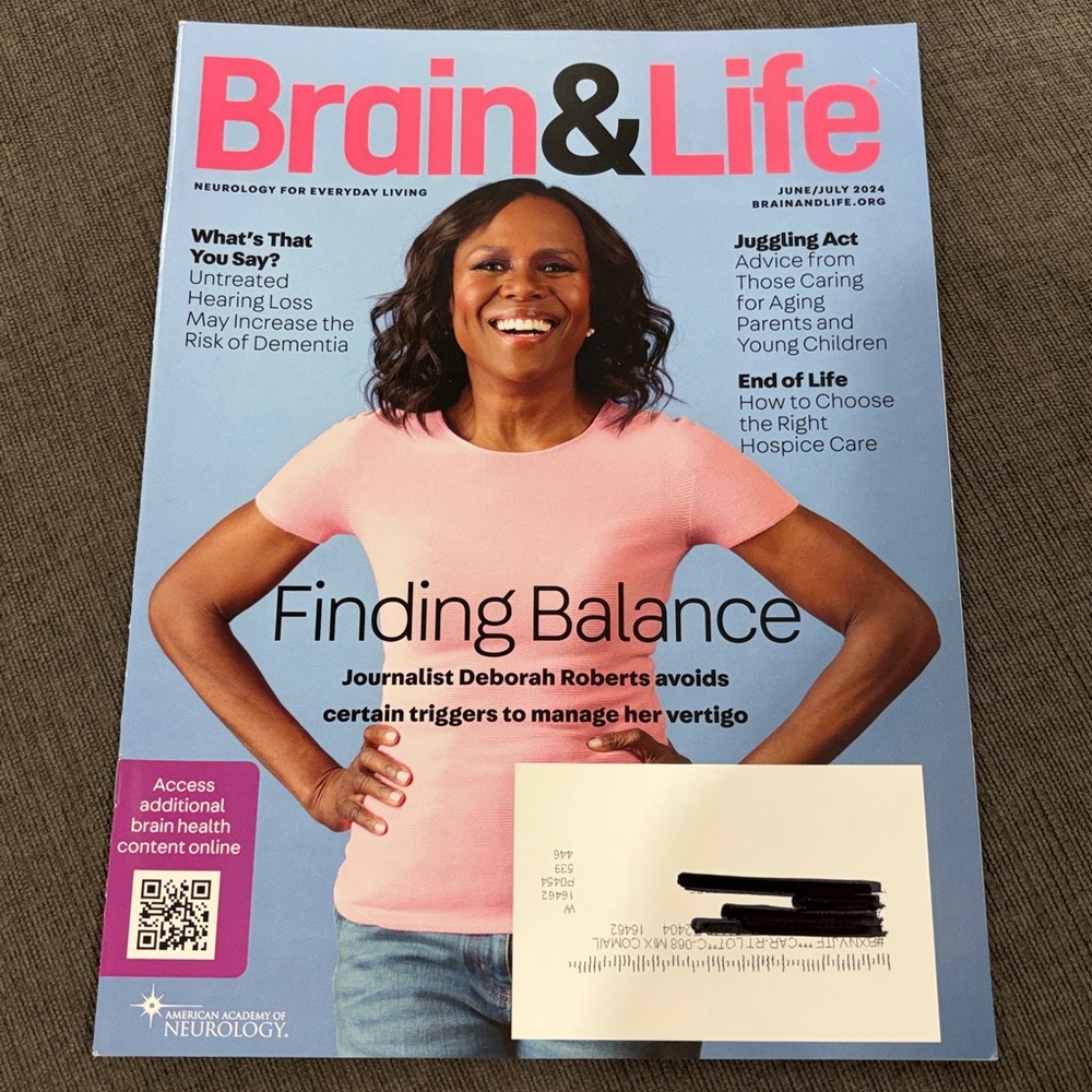 Brain & Life magazine - June/July 2024 - Deborah Roberts - NEVER READ  health